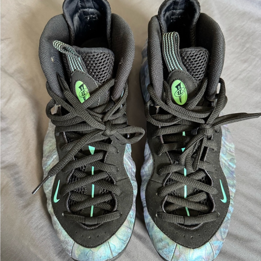 Nike Black and Teal Sneakers